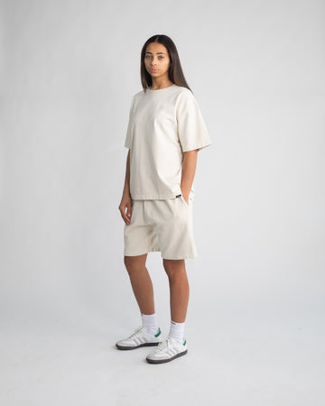 Cotton Shorts - Vintage Bone