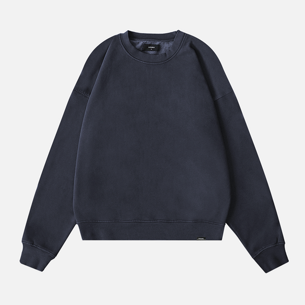 トップス 24ss DESCENDANT SHORELINE CREW NECK NAVY 14397971_SWEATSHIRT_KOREAFW24_