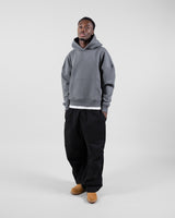 Cropped Hoodie - Charcoal