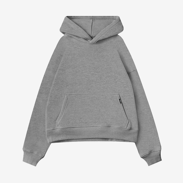 Cropped Hoodie - Grey – Hours