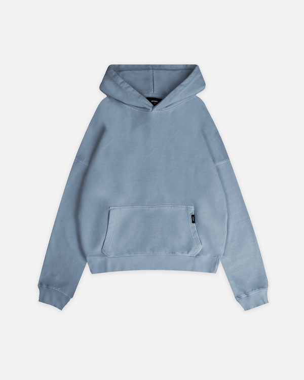 Cropped Hoodie - Vintage Blue