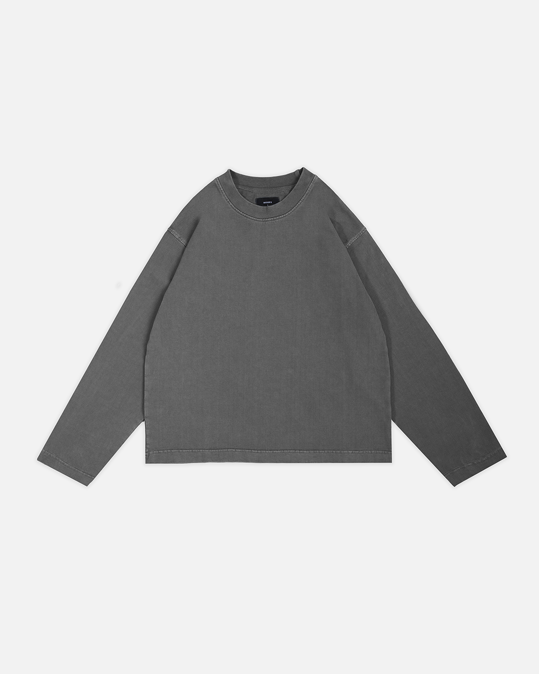 Cropped Long Sleeve - Vintage Grey