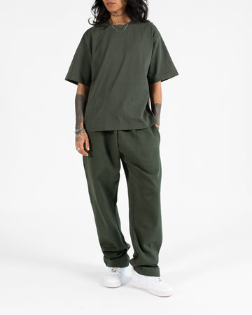 Open Bottom Sweatpants - Olive