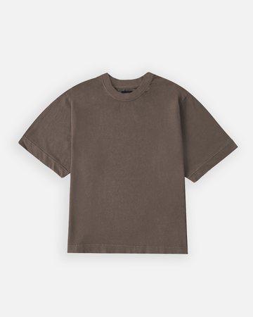 Cropped T-Shirt - Vintage Brown