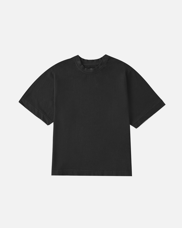 Cropped T-Shirt - Vintage Black