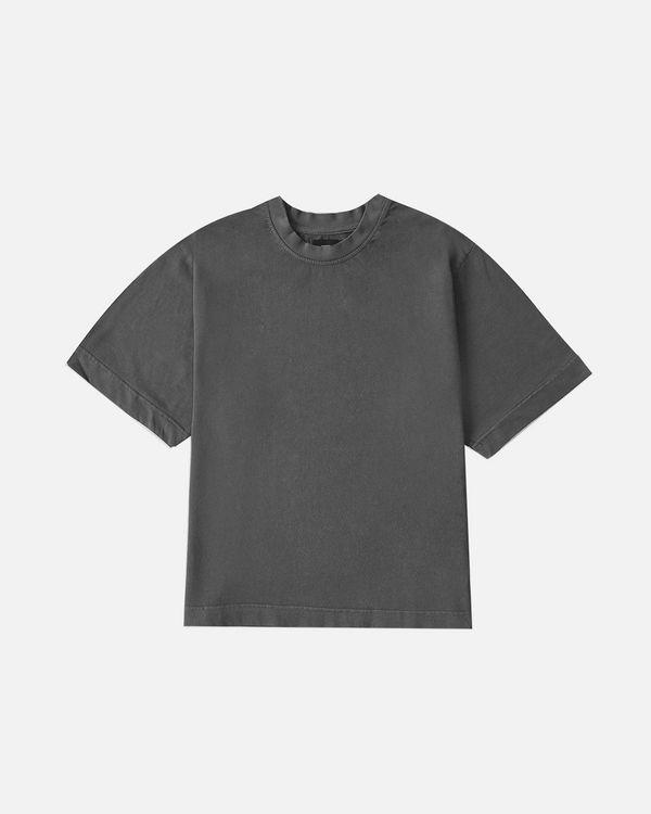 Cropped T-Shirt - Vintage Grey
