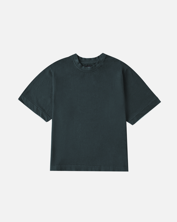 Cropped T-Shirt - Vintage Teal