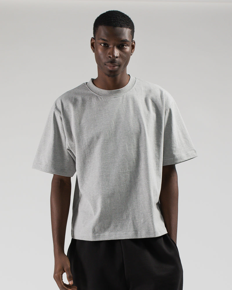 Cropped T-Shirt - Grey