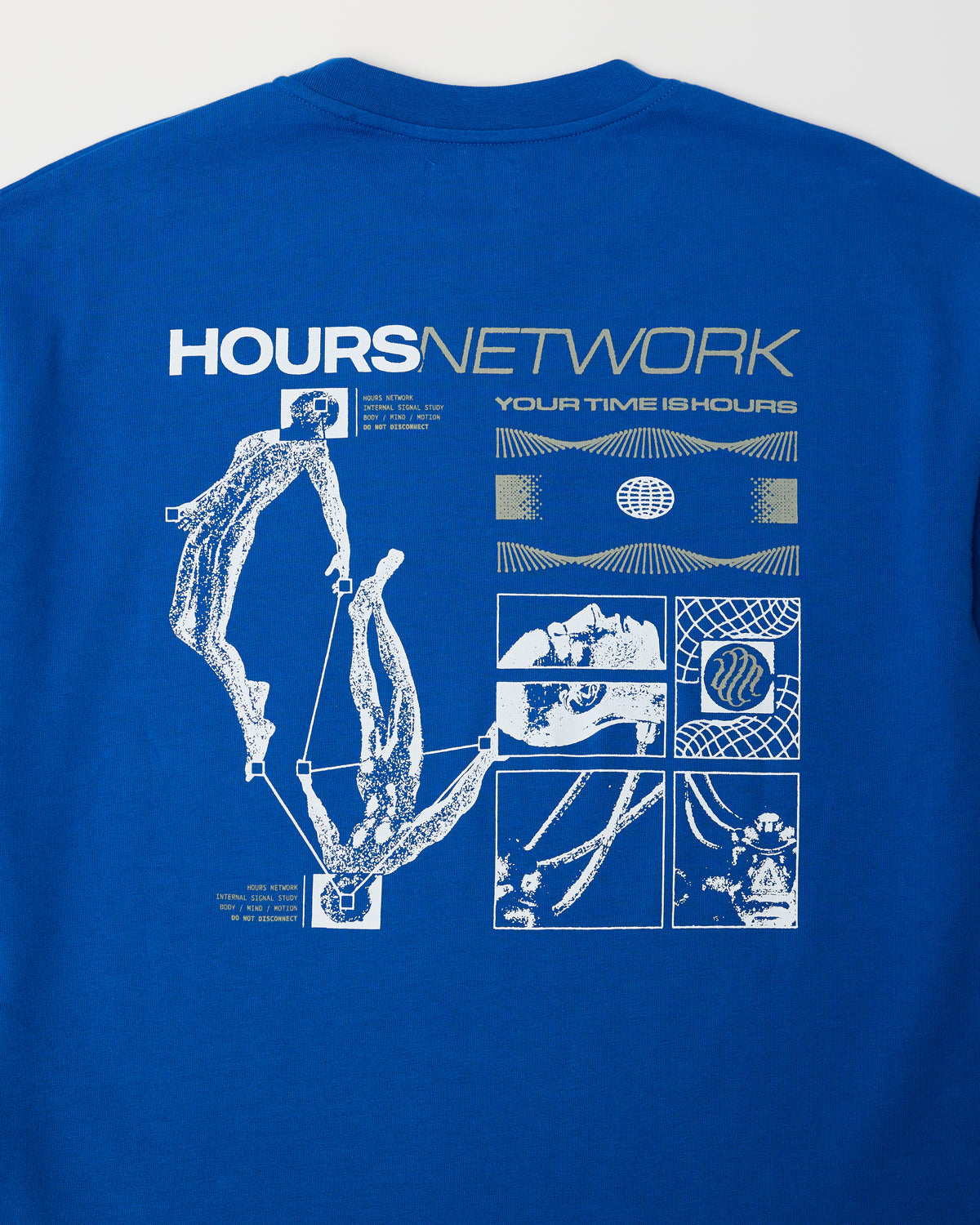 Hours Network T-Shirt - Royal Blue