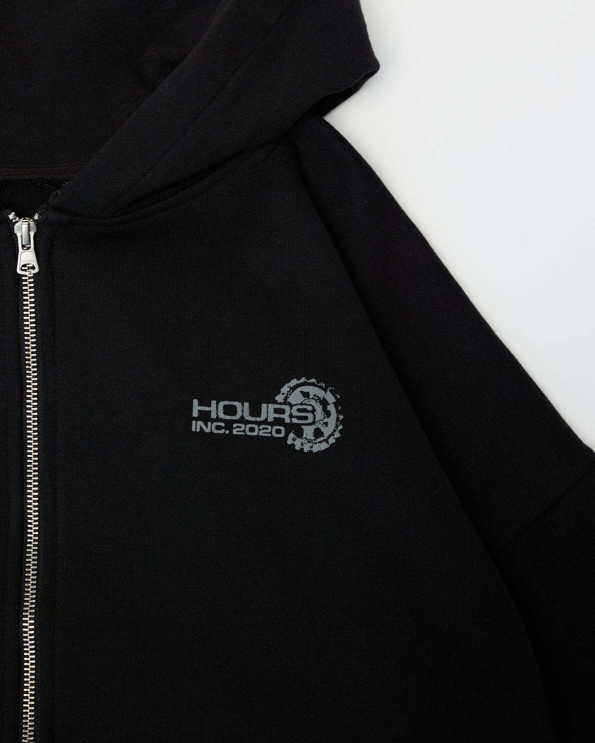 Machine Zip Hoodie - Black