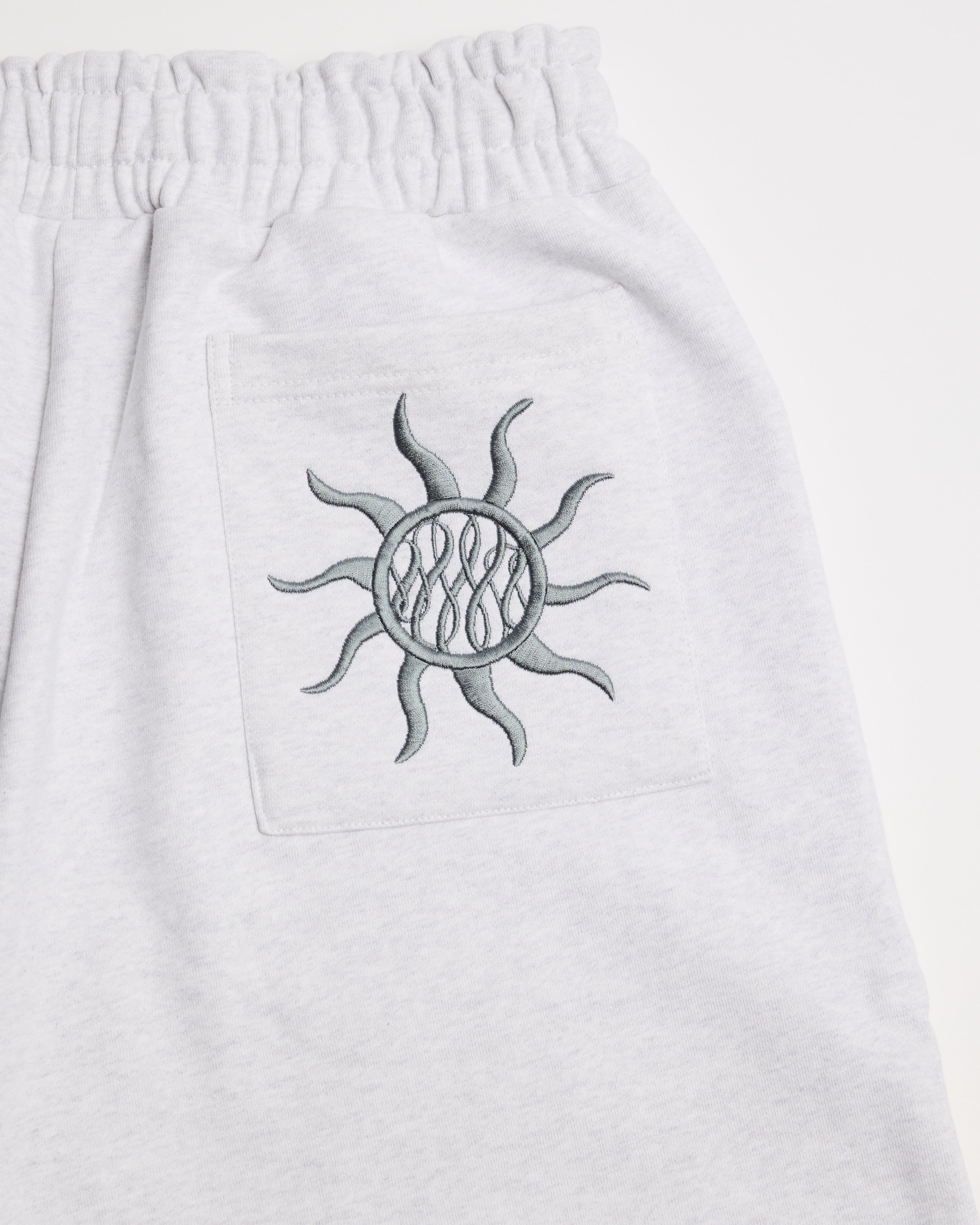 Infinity Sun Baggy Sweatshorts - Ash