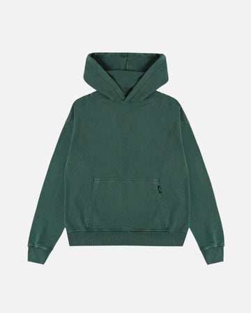 Drop Shoulder Hoodie - Vintage Green