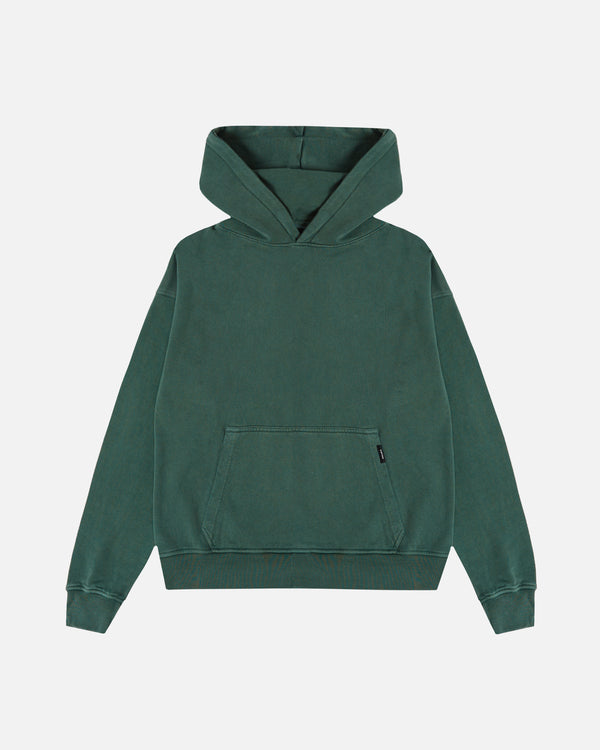 Drop Shoulder Hoodie - Vintage Green