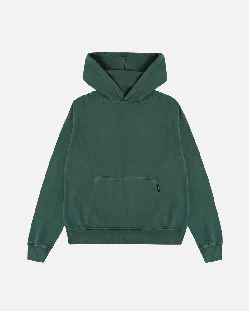 Drop Shoulder Hoodie - Vintage Green