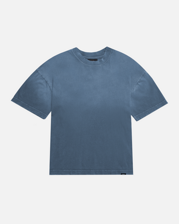 Drop Shoulder T-Shirt - Sunfaded Blue