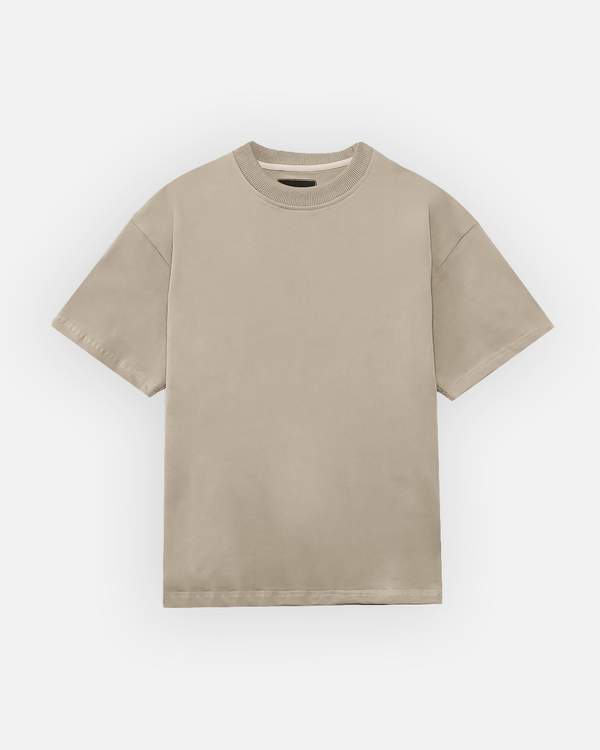 Drop Shoulder T-Shirt - Sand