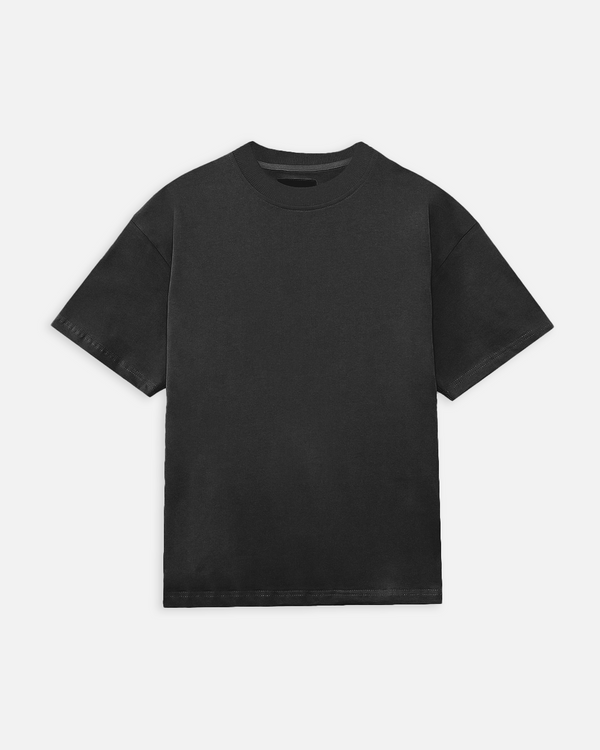 Drop Shoulder T-Shirt - Vintage Black