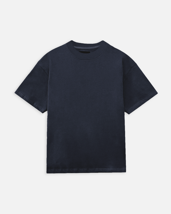 Drop Shoulder T-Shirt - Vintage Navy