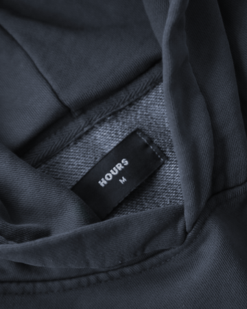 Drop Shoulder Hoodie - Vintage Navy