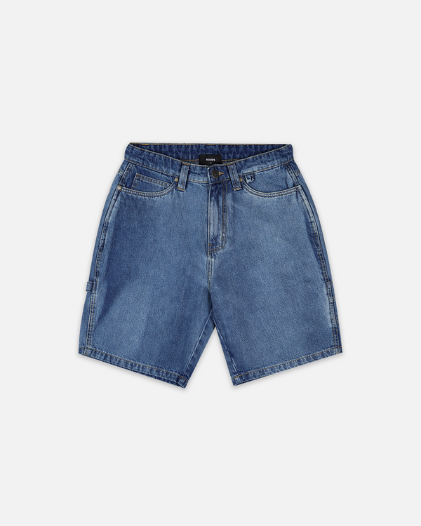 Denim Shorts - Washed Blue