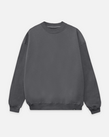 Drop Shoulder Crewneck - Charcoal