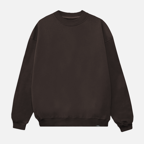 トップス FCRB Sweat Oversized crewneck top XL DropShoulderCrewneck-Espresso-