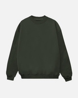 Drop Shoulder Crewneck - Olive