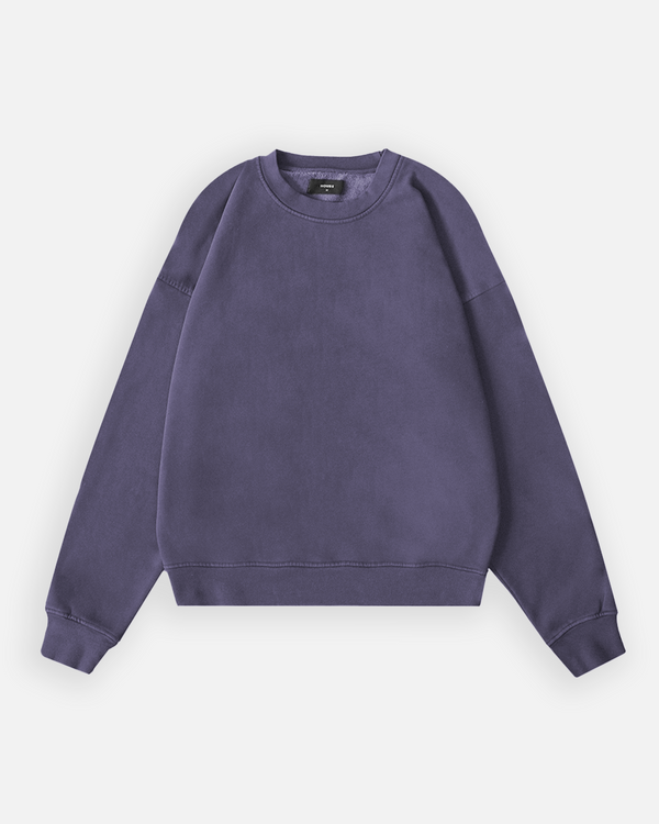 Drop Shoulder Crewneck - Vintage Midnight