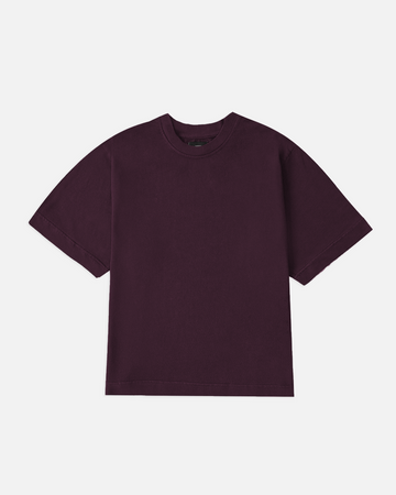 Cropped T-Shirt - Wine