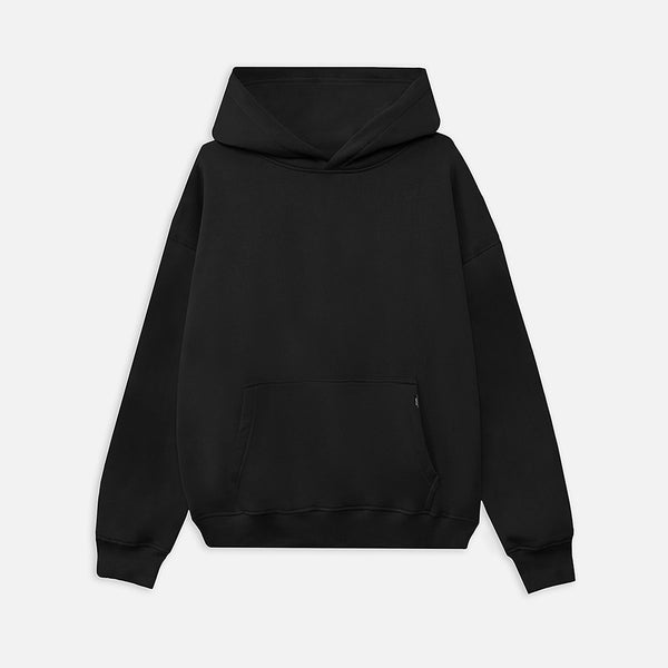 Drop Shoulder Hoodie - Black – Hours