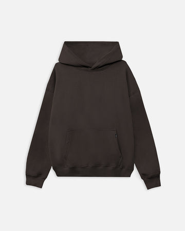 Drop Shoulder Hoodie - Espresso