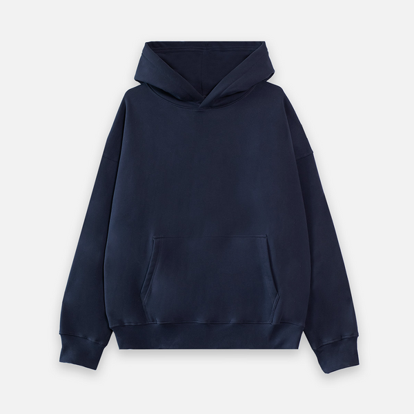 Drop Shoulder Hoodie Navy
