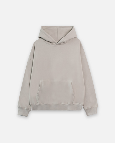 Drop Shoulder Hoodie Oatmeal Hours