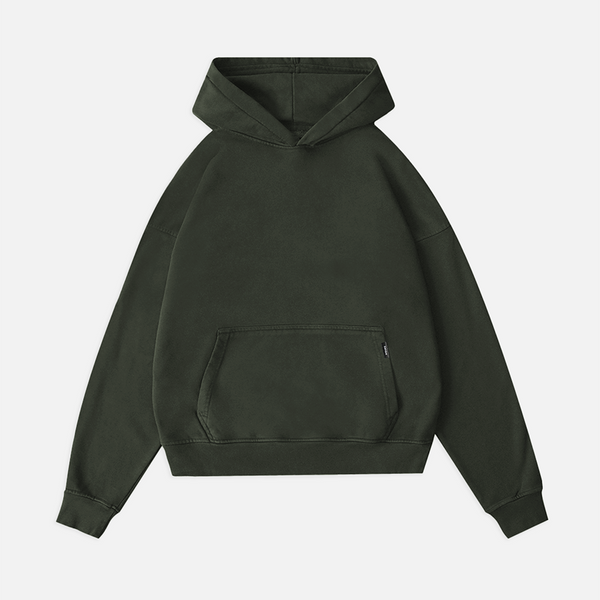 DropShoulderHoodie-Olive-