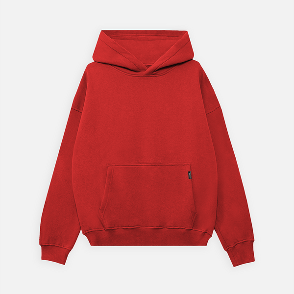 DropShoulderHoodie-Red-