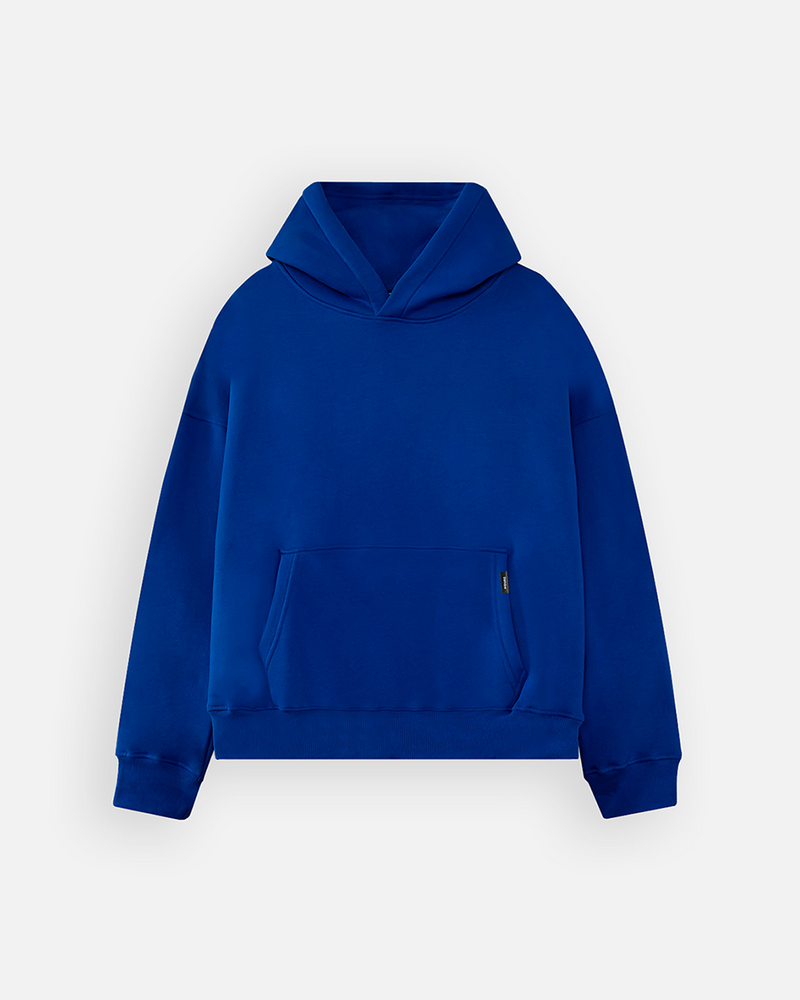 Drop Shoulder Hoodie Royal Blue - Main Image