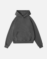 Drop Shoulder Hoodie - Vintage Grey