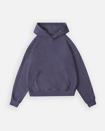 Drop Shoulder Hoodie - Vintage Midnight