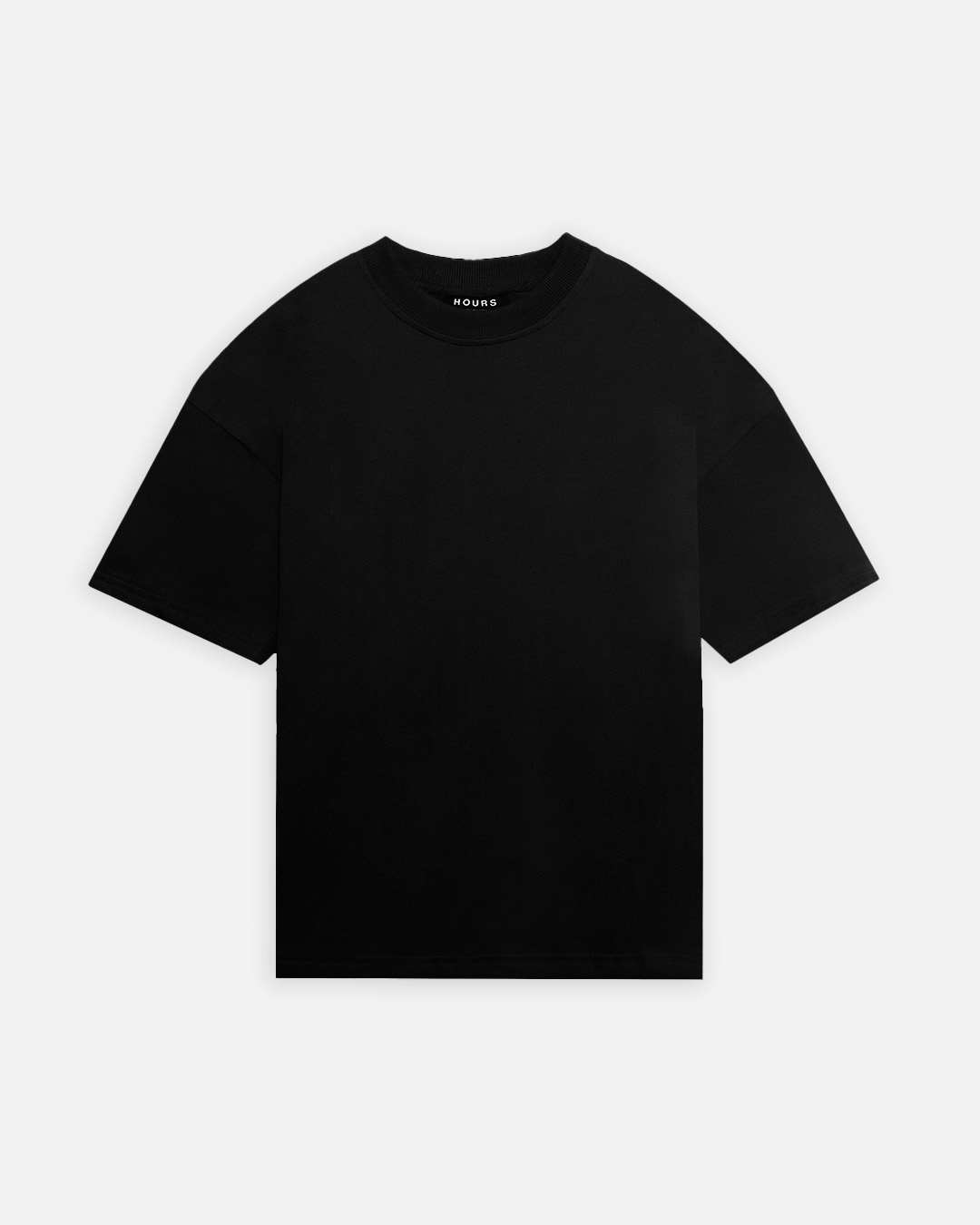 Drop Shoulder T-Shirt - Black – Hours