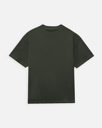 Drop Shoulder T-Shirt - Olive