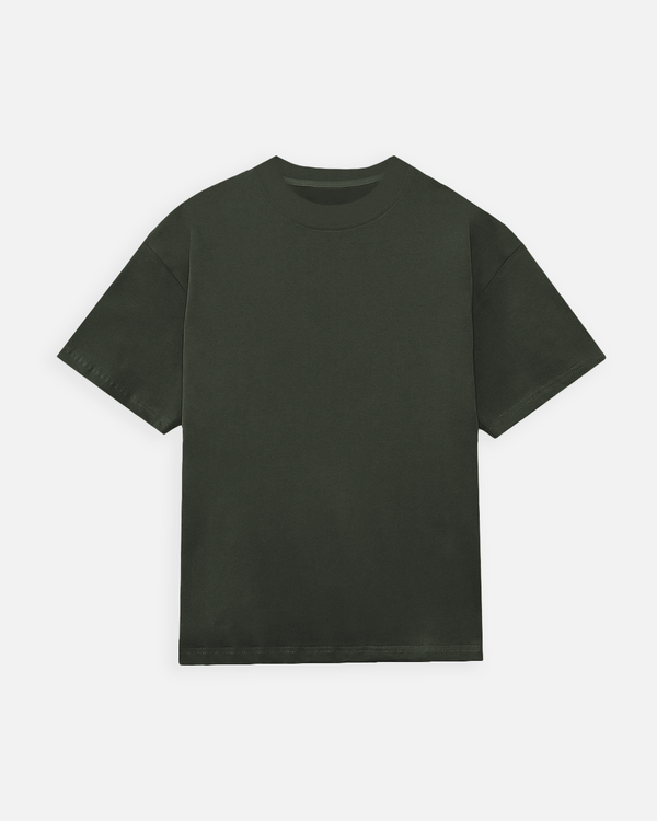 Drop Shoulder T-Shirt - Olive