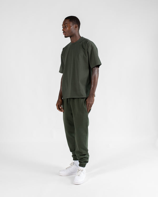 Drop Shoulder T-Shirt - Olive