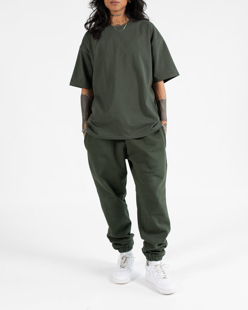 Drop Shoulder T-Shirt - Olive