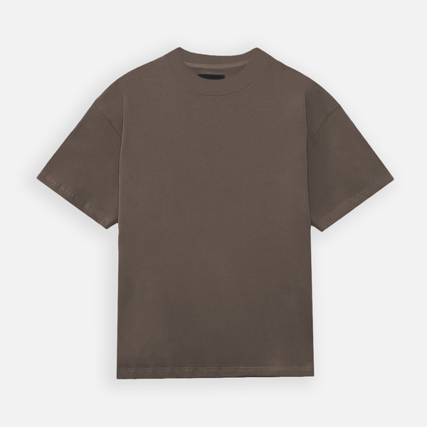 Drop Shoulder T Shirt Vintage Brown Hours