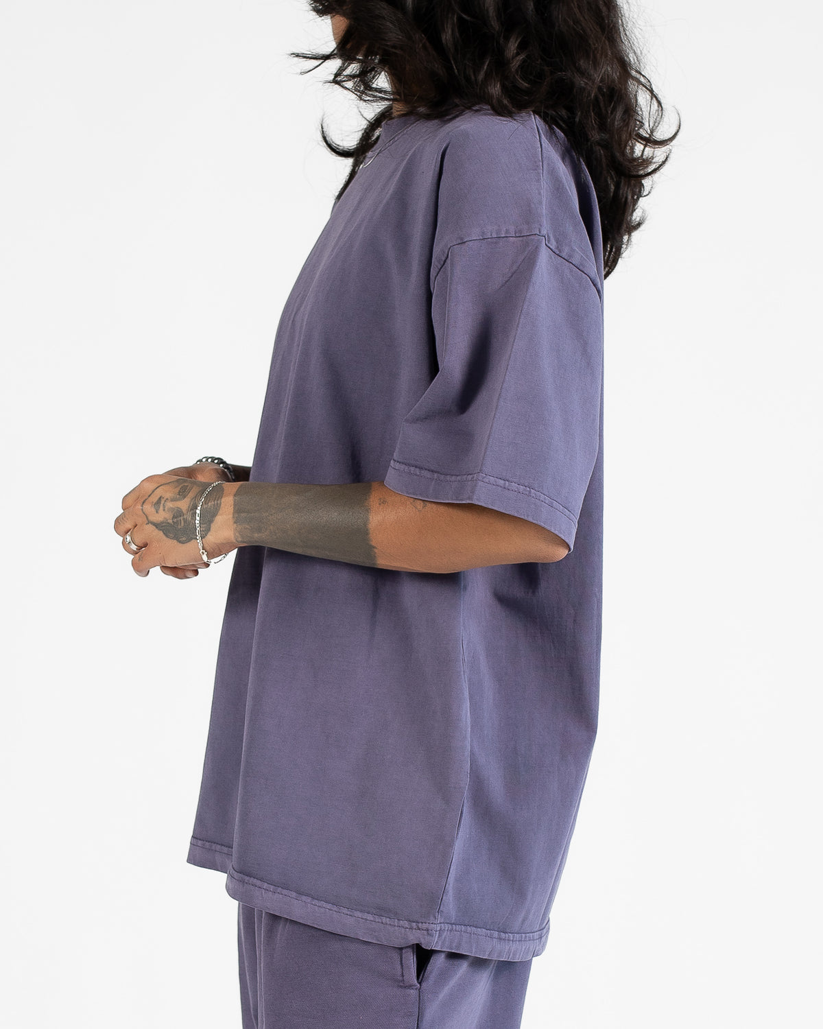 Drop Shoulder T-Shirt - Vintage Midnight – Hours