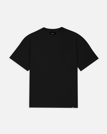 Drop Shoulder T-Shirt - Black