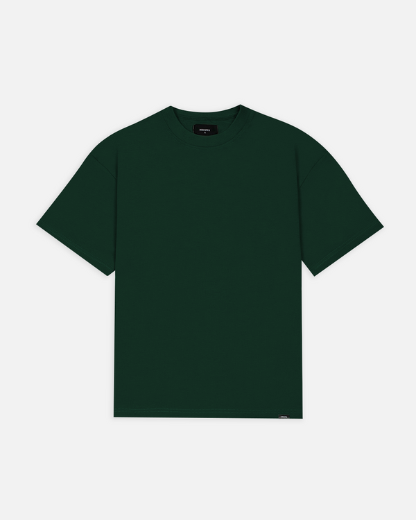 Drop Shoulder T-Shirt - Forest Green