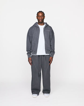 Signature Zip Hoodie - Vintage Grey