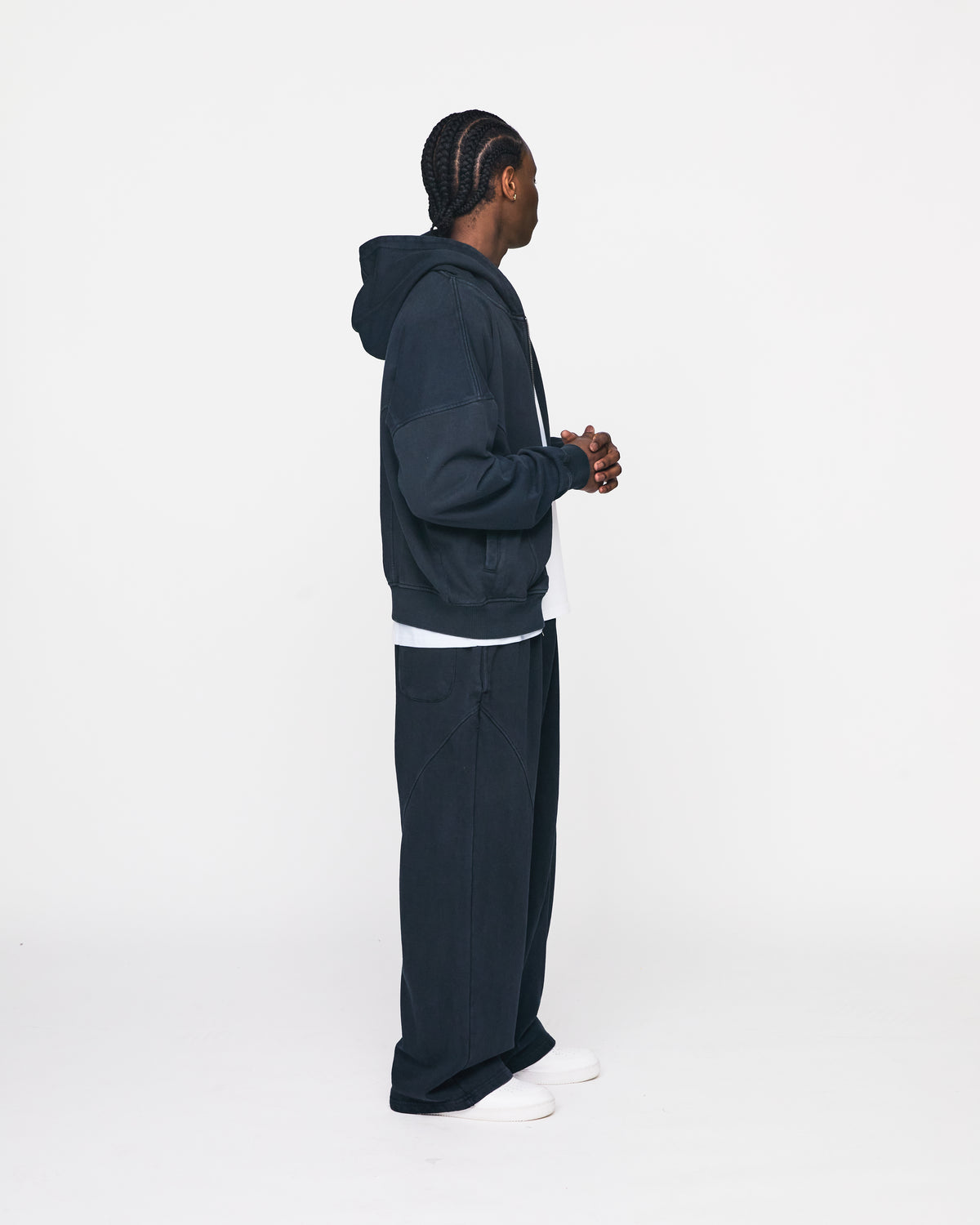 Signature Zip Hoodie - Vintage Black