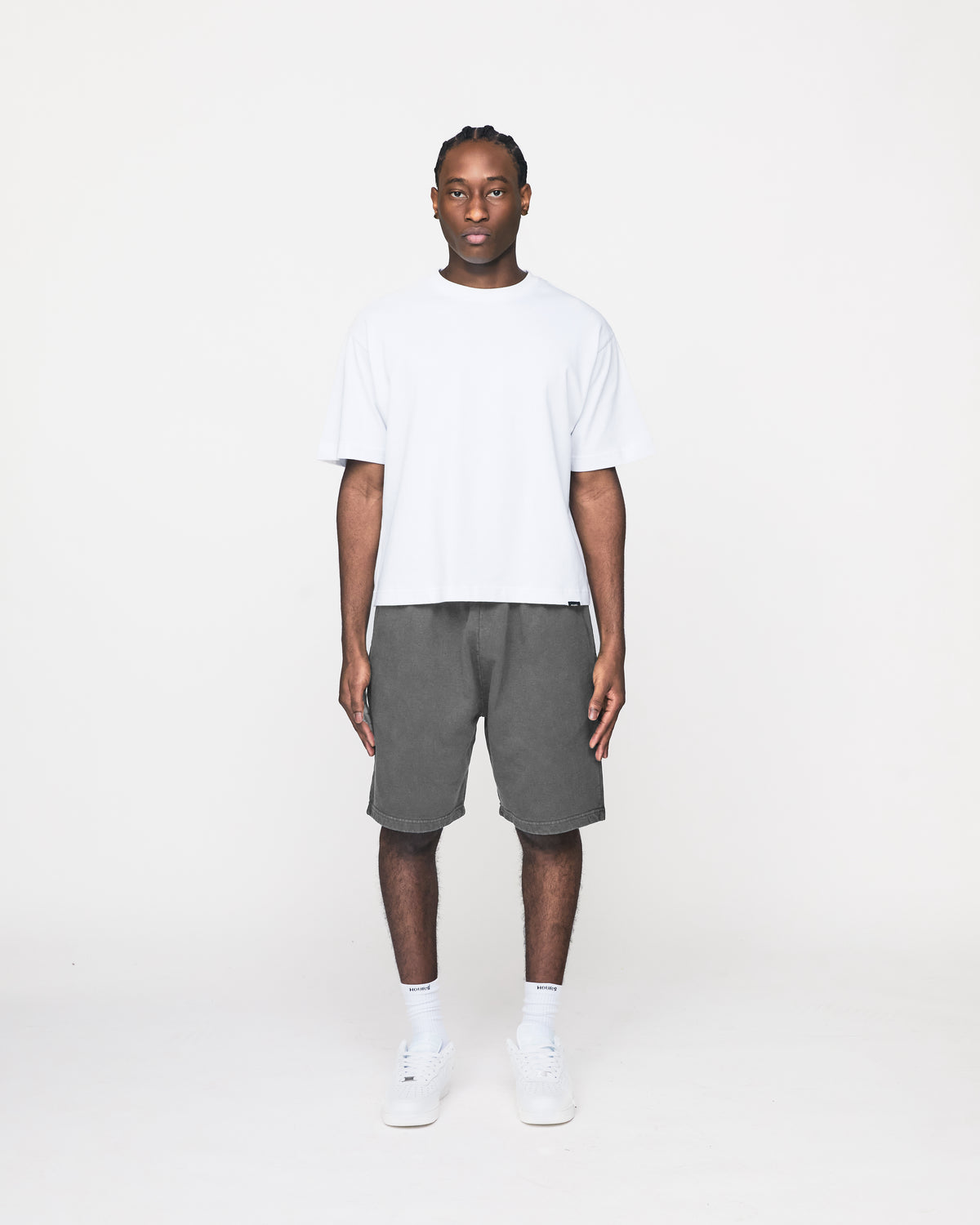 Cotton Shorts - Vintage Grey